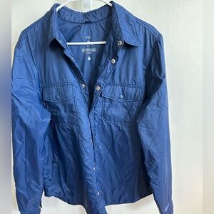 GAP Women's Puffer Jacket in Deep Blue